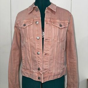 H&M Women's Pink Denim Jacket
